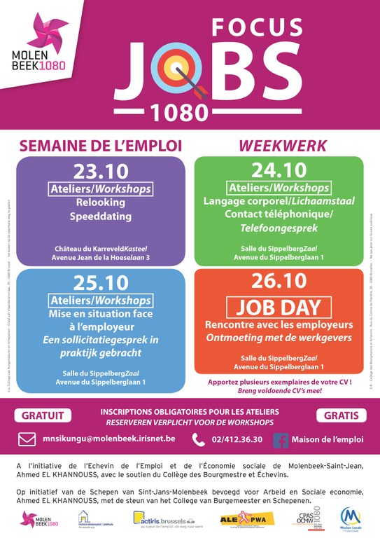 Affiche semaine de l'emploi 2017